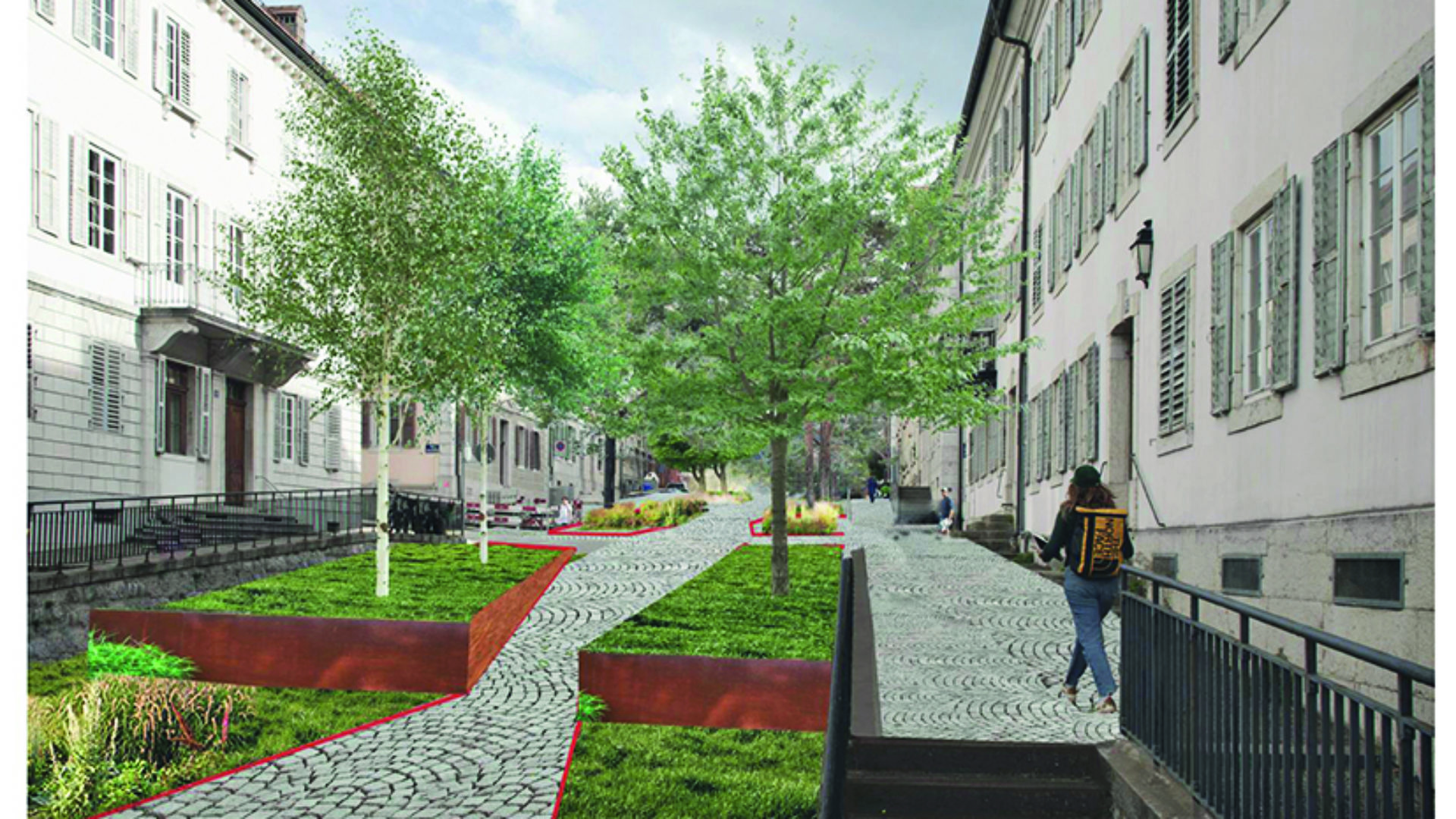 Proposition de Clément Matton, étudiant HES, filière architecture du paysage à la HEPIA-Genève.